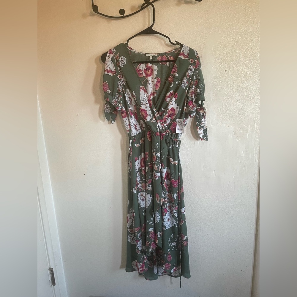 Women’s floral dress by Charlotte Russo small brand new with tag